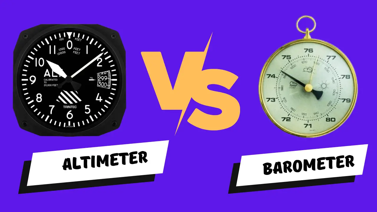 Difference Between Altimeter And Barometer MDM Tool Supply